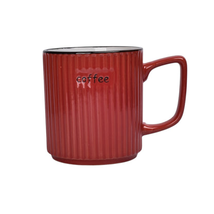 MUG POCILLO CERAMICA DIFERENTES COLORES 300ML DIM:8X8X9