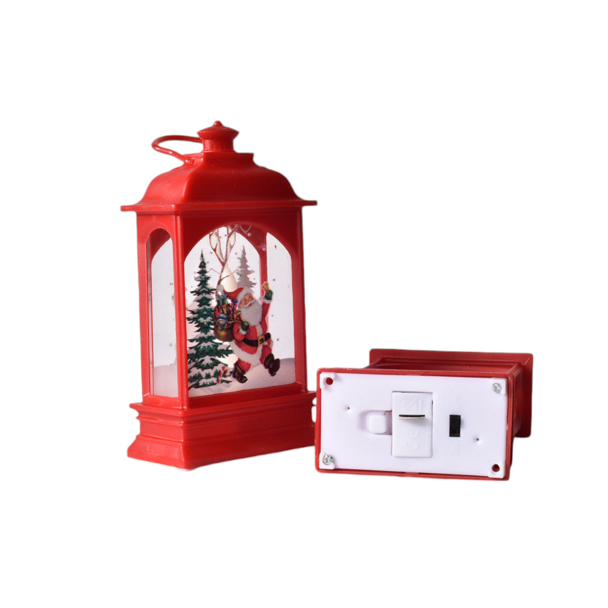 vela decorativa navidad plastica de pila
