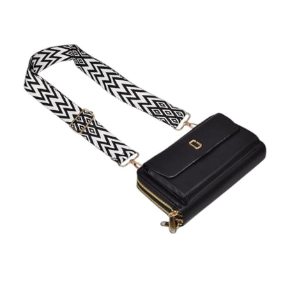 BOLSO PARA DAMA SINTETICO CON MONEDERO DIM: 19X11X7