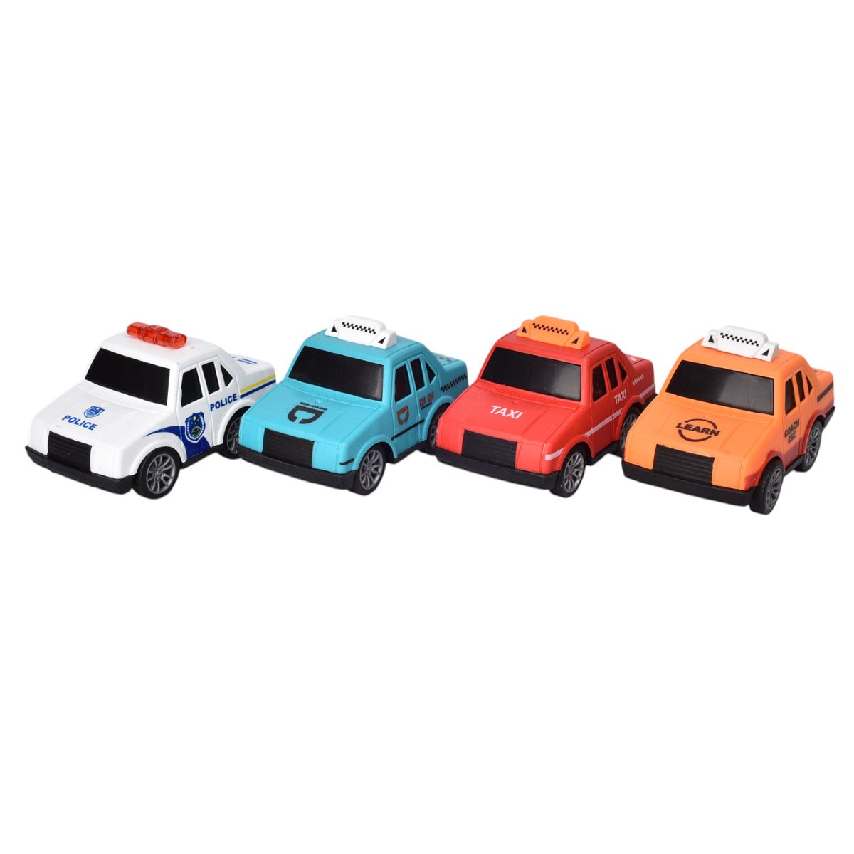 juguete set por 4 unidades carros plastico multicolores dim:28x7x25