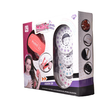 KIT TRENZADOR INFANTIL DE PELO NIÑAS CON ACCESORIOS