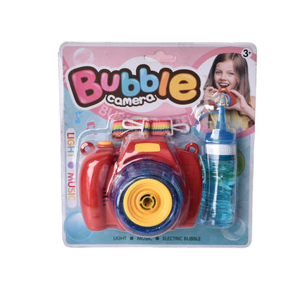 JUGUETE CAMARA DE BURBUJAS PLASTICO
