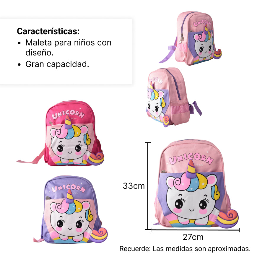 morral pequeño de unicornio