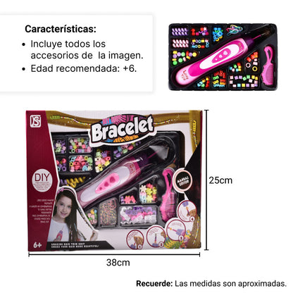 KIT TRENZADOR DE PELO INFANTIL CON ACCESORIOS