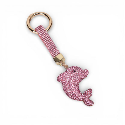LLAVERO RESINA Y  METAL DELFIN DIM:6X5X1