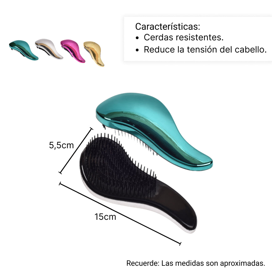 cepillo  para cabello  dim:13x3cm