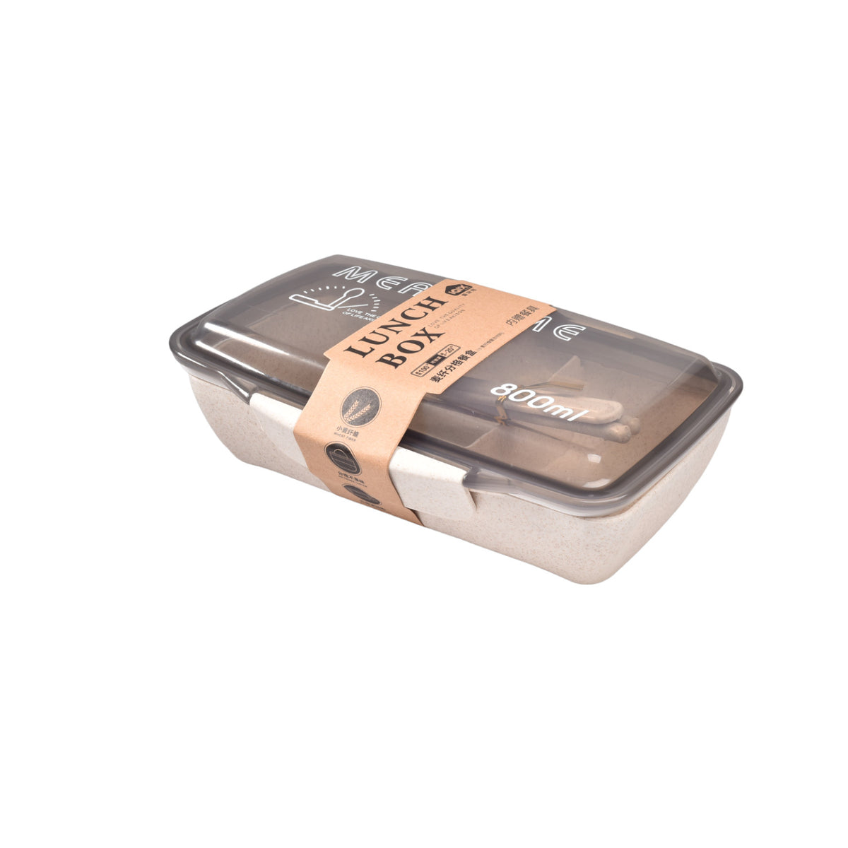 portacomidas con cubiertos (m1018) 800ml