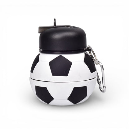 BOTELLA DE AGUA PLEGABLE 550ML SILICONA HOMBRE FORMA DE BALON