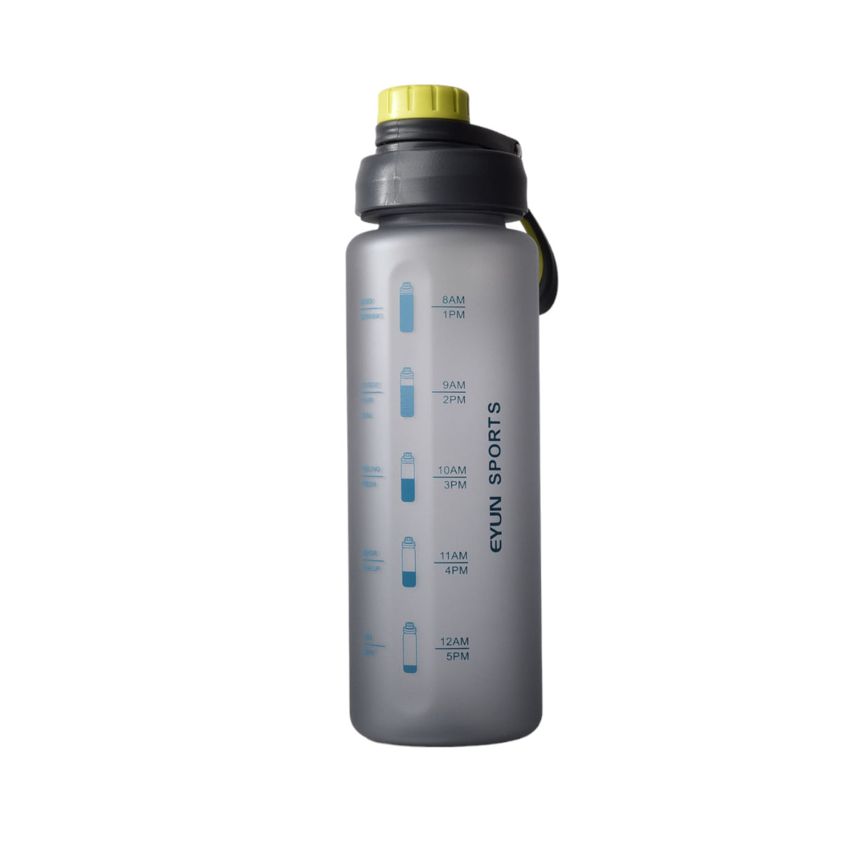 botella de agua plastica de 1000ml dim:8x8x26cm