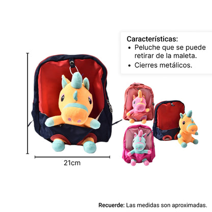 MORRAL ESCOLAR EN POLIESTER DIM-25X21CM