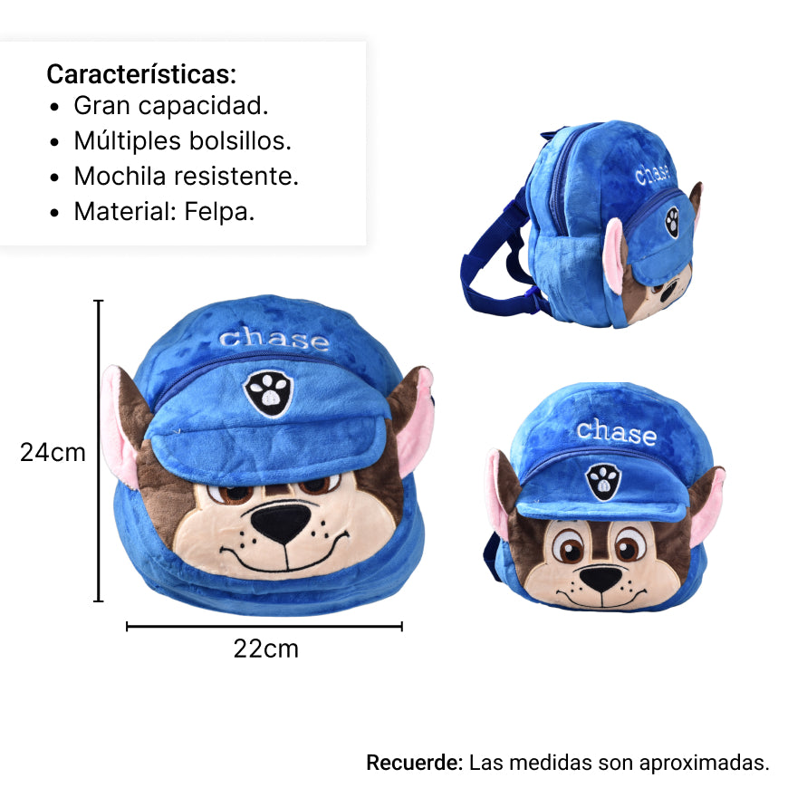 morral infantil niño dim:26x21cm