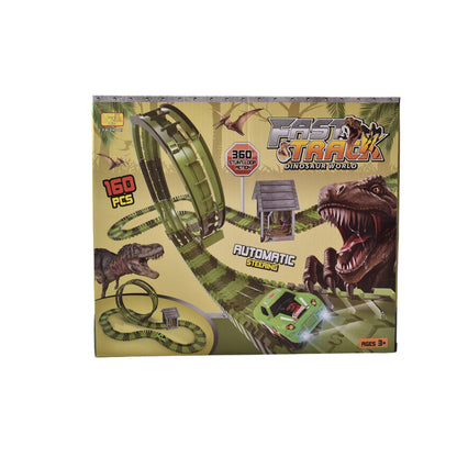 PISTA DE CARROS FLEXIBLE DE DINOSAURIO