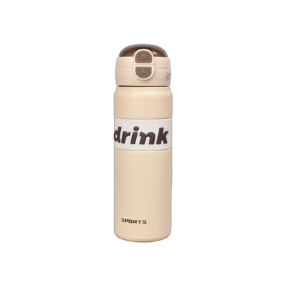 TERMO ACERO INOXIDABLE 600ML DIM: 7X7X25