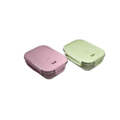 PORTA COMIDA REFRACTARIA RECIPIENTE FIAMBRERA VIDRIO 800ML