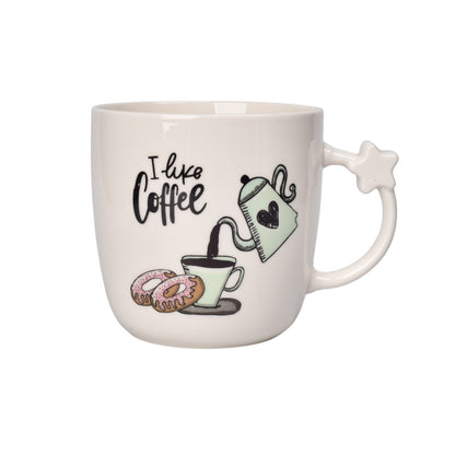 MUG POCILLO CERAMICA 300ML DIM:8X8X8