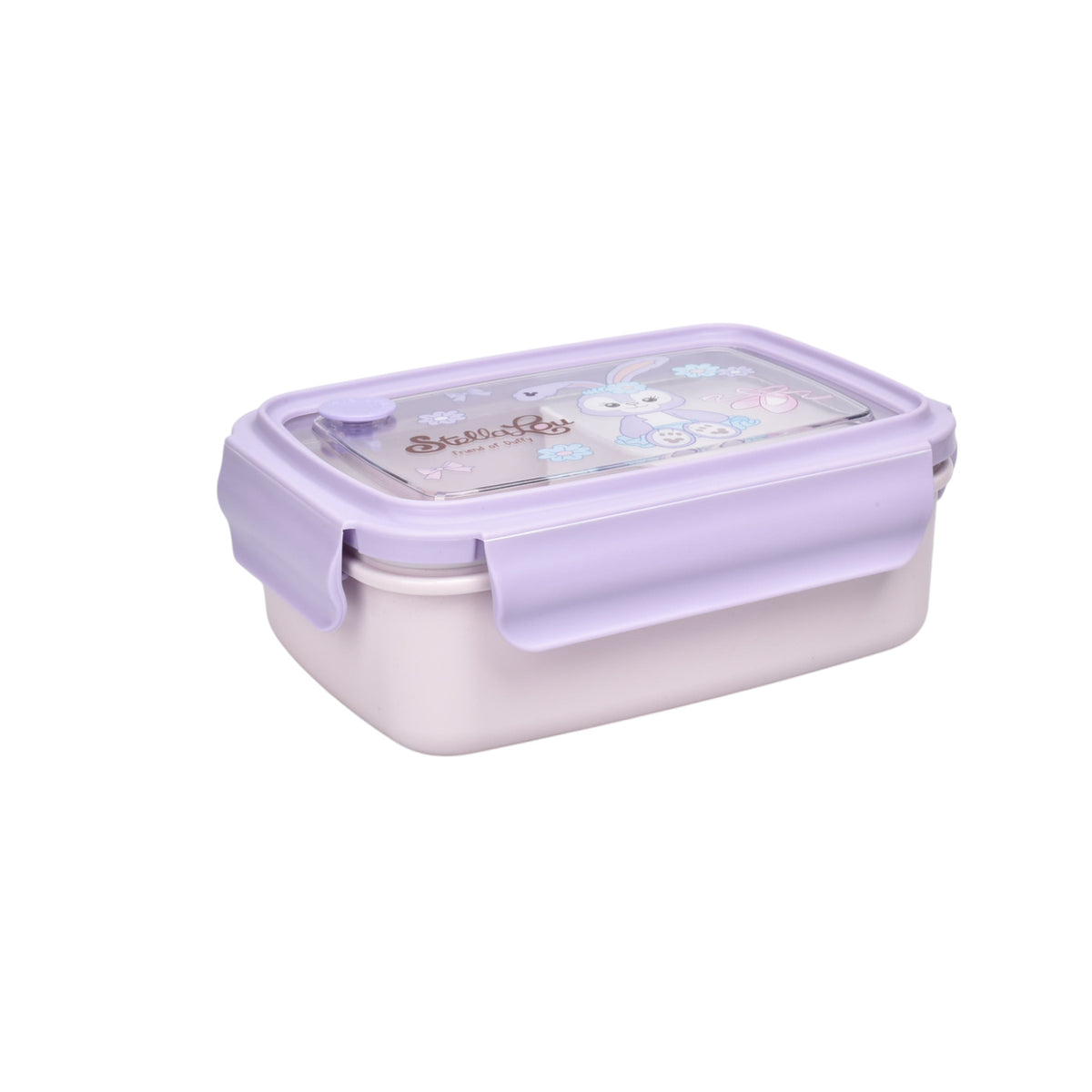 portacomida plastico 800ml personaje lila dim:18x13