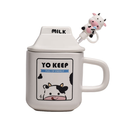 MUG POCILLO EN CERAMICA FORMA VACA