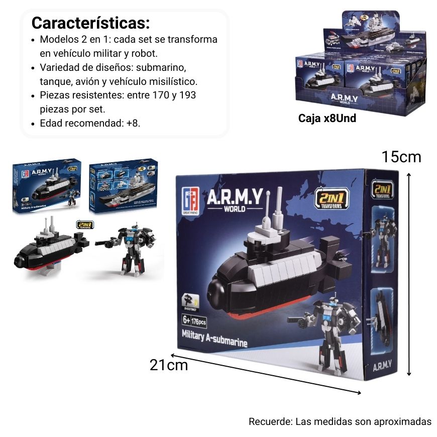 bloques fichas armable dos en uno ref:123-807-809-810-811