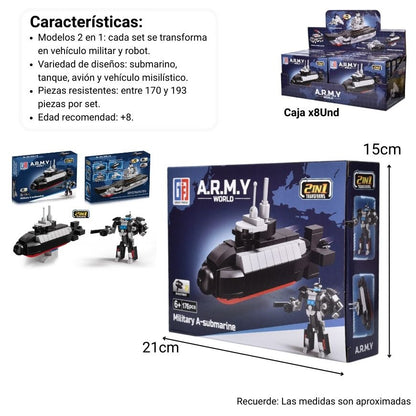 BLOQUES FICHAS ARMABLE DOS EN UNO REF:123-807-809-810-811
