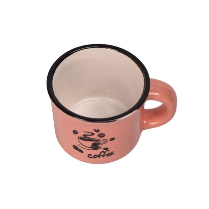 MUG POCILLO CERAMICA 180ML DIM:6X6X5