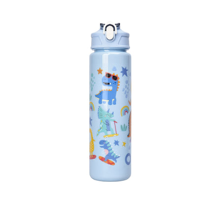 BOTELLA DE AGUA 800ML PLASTICA DIM:6X6X25