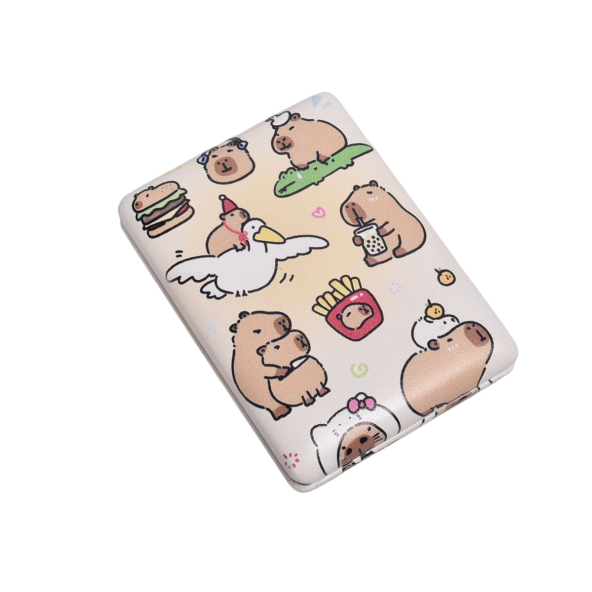 espejo cuadrado cartera capybara dim:6x8