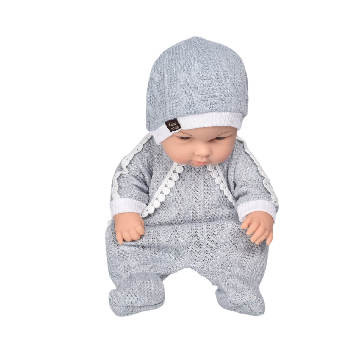 juguete bebe muñeca realista de caucho dim:16x10x34