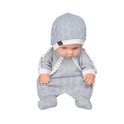 JUGUETE BEBE MUÑECA REALISTA DE CAUCHO DIM:16X10X34