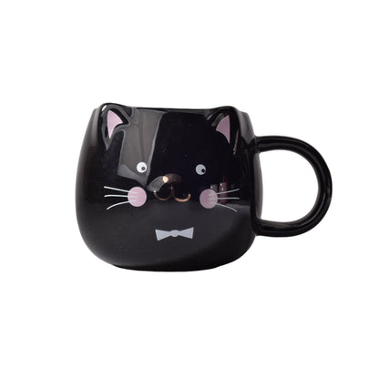 MUG POCILLO CERAMICA DISEÑO DE GATO DE 320ML DIM:8X13X8