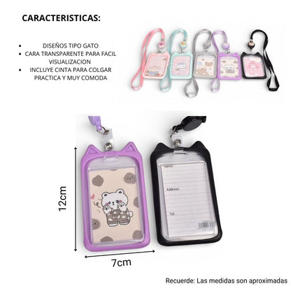 PORTACARNET PLASTICO DIM: 6X11