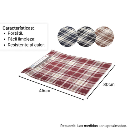 INDIVIDUALES COMEDOR HOGAR MESA Dim: 30*45