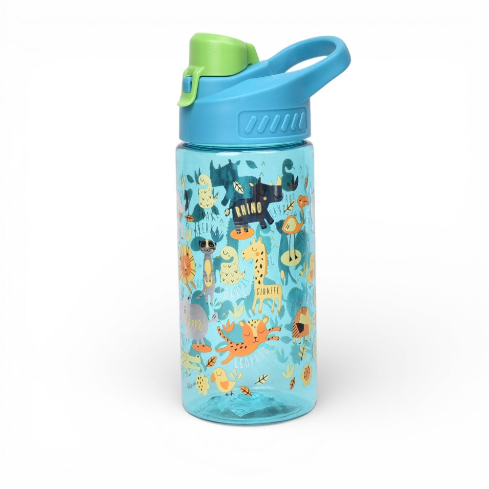 botella de agua  infantil plastico 480ml dim:6x6x19