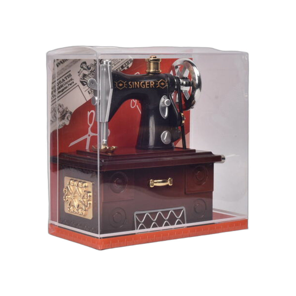 joyero musical maquina de coser dim: 9x5x11