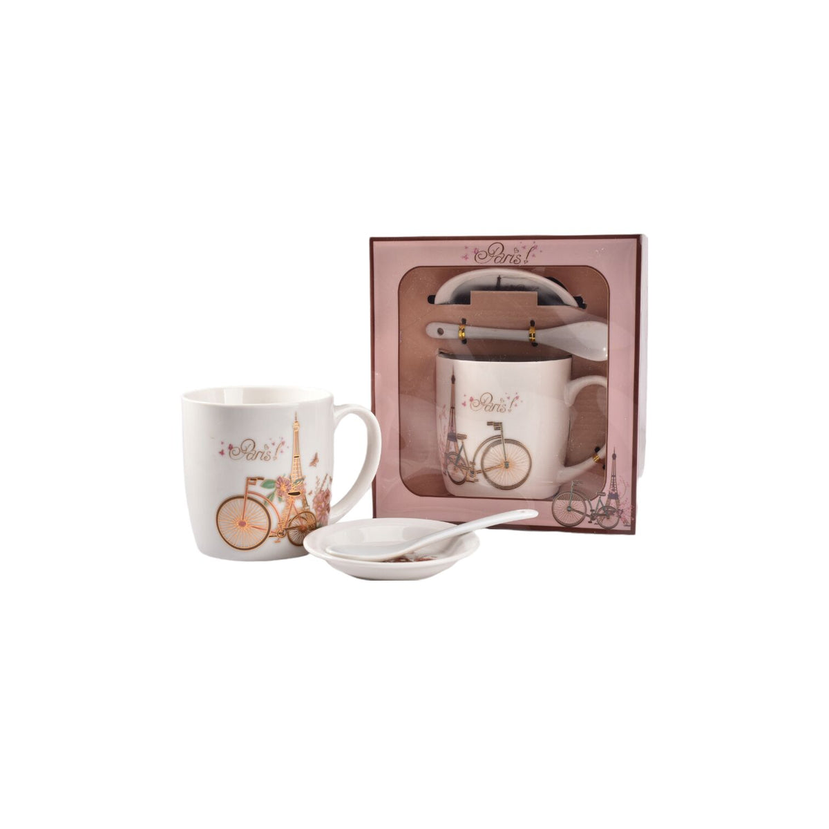 pocillo con cuchara mug ceramica