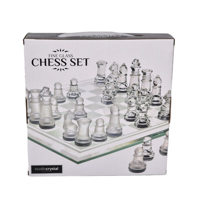 AJEDREZ DE CRISTAL DIM:19CM