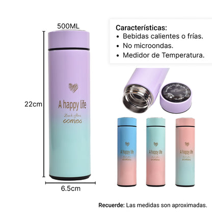 TERMO CON MEDIDOR DE TEMPERATURA 500ML