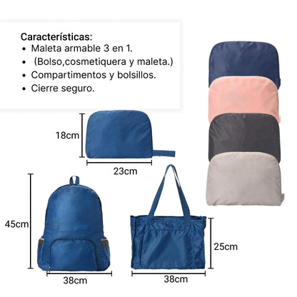 MALETA DE COLORES DIFERENTES ESTILOS  PEQUEÑA