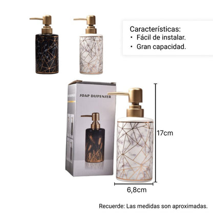 DISPENSADOR DE JABON LIQUIDO DIM:7x7x17