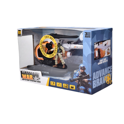 JUGUETE HELICOPTERO PARA NIÑO CON LUCES Y SONIDO DIM:34X14X21