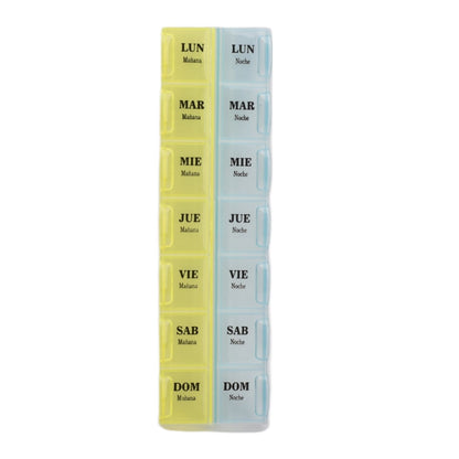 ORGANIZADOR DE PASTILLAS SEMANAL DIM:6*20CM