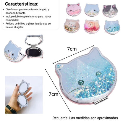 ESPEJO FORMA DE GATO DIM:7X6