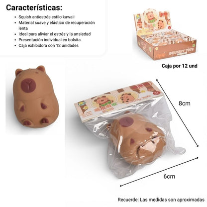 SQUISHY ANTI ESTRÉS CAPYBARA