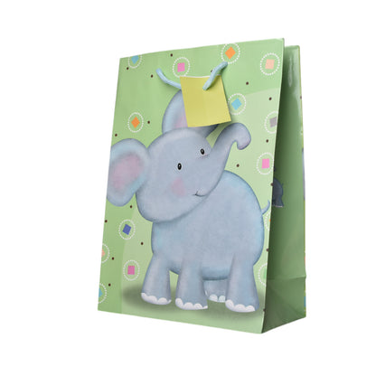 BOLSA PARA REGALO DISEÑO NIÑO NIÑA DE PAPEL DIM:26X32X10