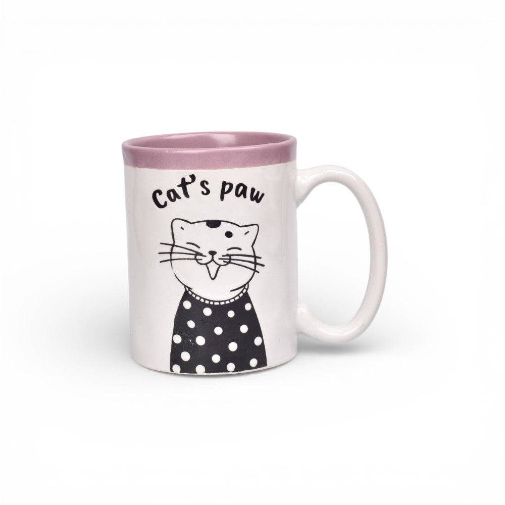 mug pocillo ceramica fondo blanco estampado 550ml dim: 9x9x11