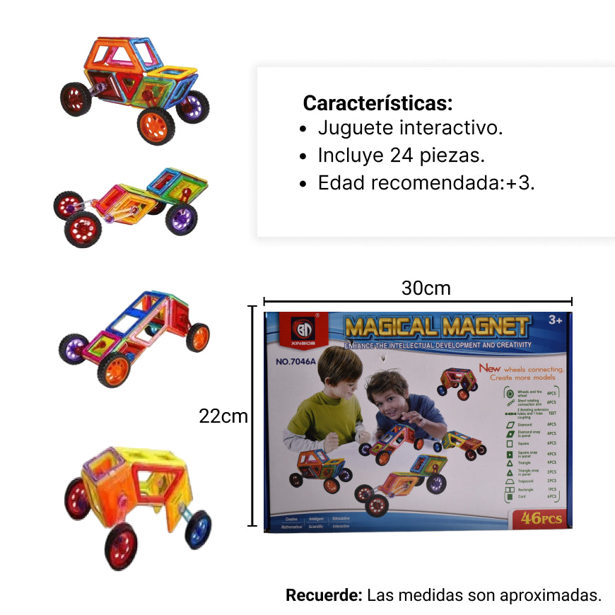 bloques carro magnetico
