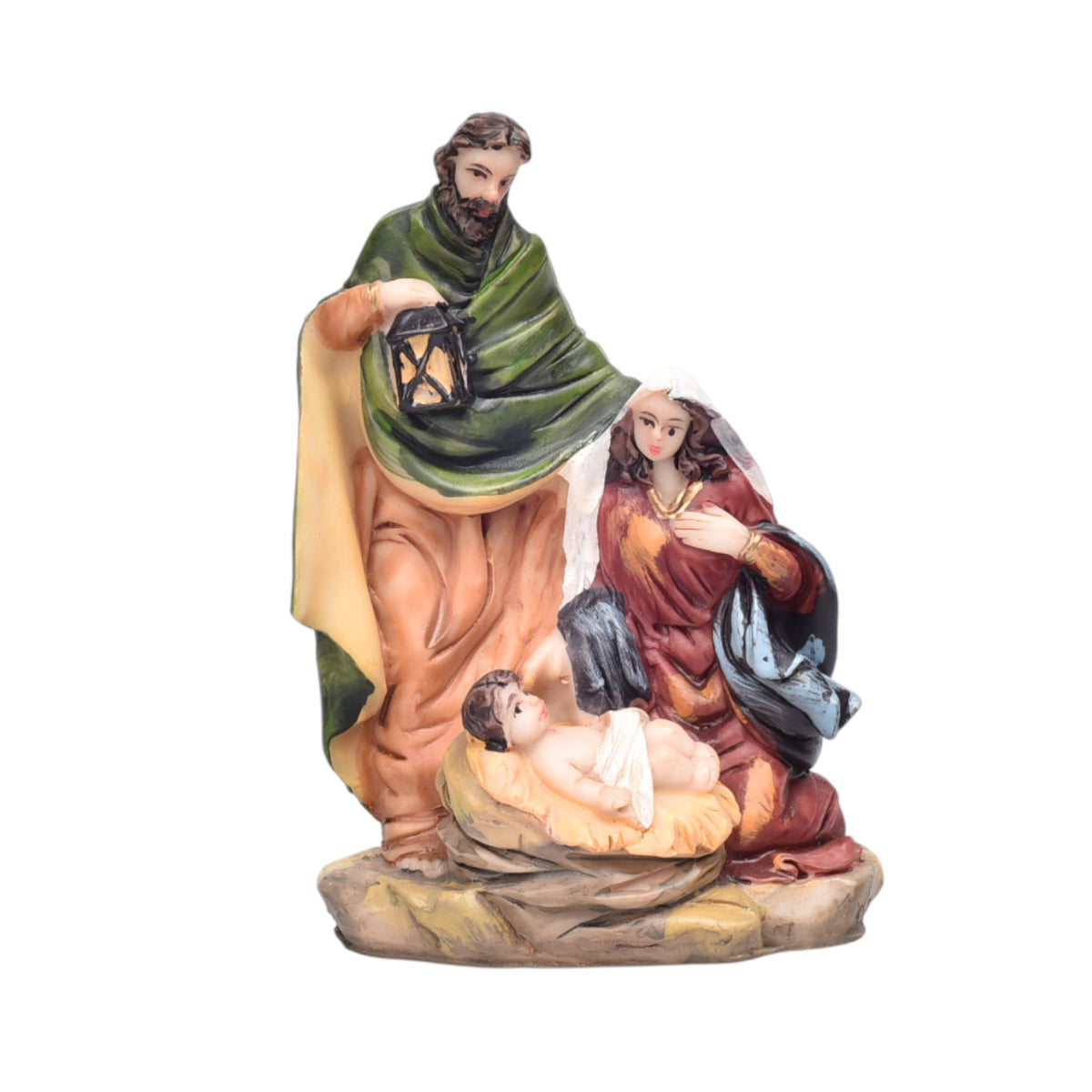 adorno figura de pesebre resina dim:11x6x6