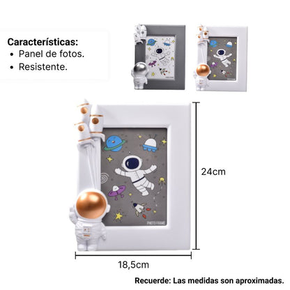 PORTARETRATO FORMA ASTRONAUTA DIM:19x24x3