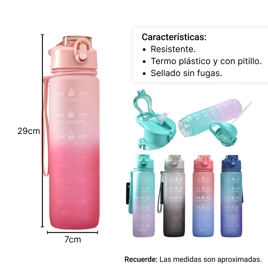 botella de agua 1000ml