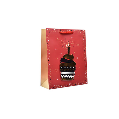BOLSA REGALO EN PAPEL CUMPLEAÑOS TAMAÑO MEDIANO