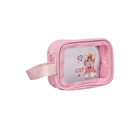 COSMETIQUERA MAQUILLAJE SINTETICO PVC DIM:16X6x12